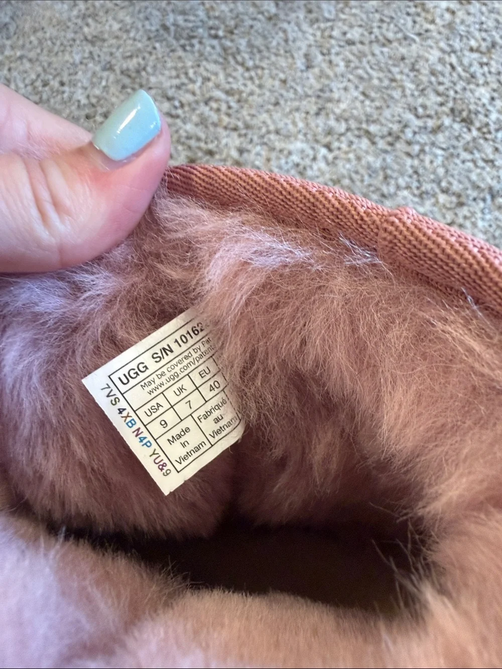 New Pink Ugg boots